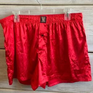 Savage X Fenty Red Satin Shorts XL NWOT - Valentine's Day Devil Costume Y2K